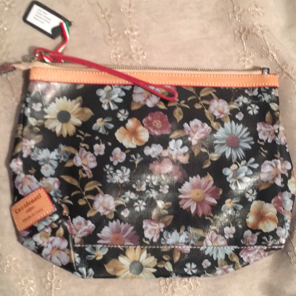 Cavalcanti Floral Leather Bag